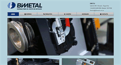 Desktop Screenshot of bimetal.com.ar