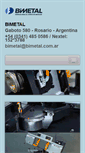 Mobile Screenshot of bimetal.com.ar