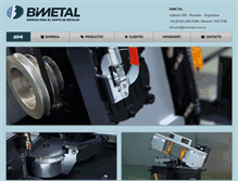 Tablet Screenshot of bimetal.com.ar