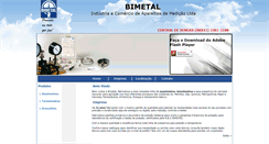 Desktop Screenshot of bimetal.com.br